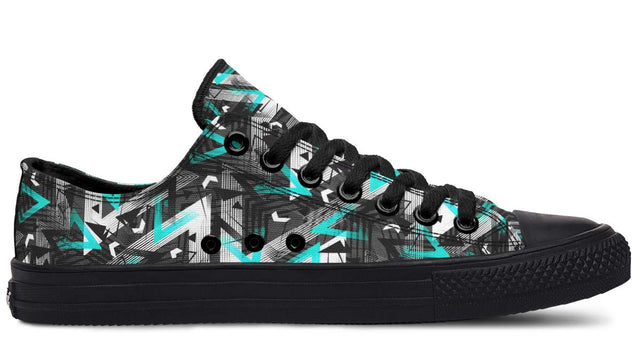 Printed High Top Canvas Shoes