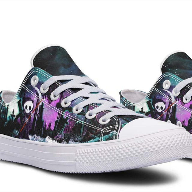 Printed High Top Canvas Shoes