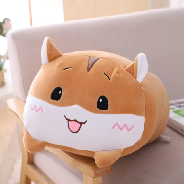 Soft Plush Cartoon Animal Pillow