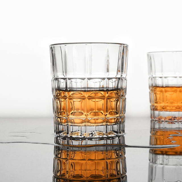 Crystal Nordic Flat Bottom Whiskey Glass