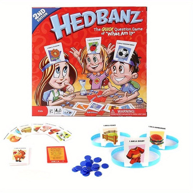 Hedbanz "Who Am I?" Game – The Ultimate Fun and Educational Family Guessing Game!