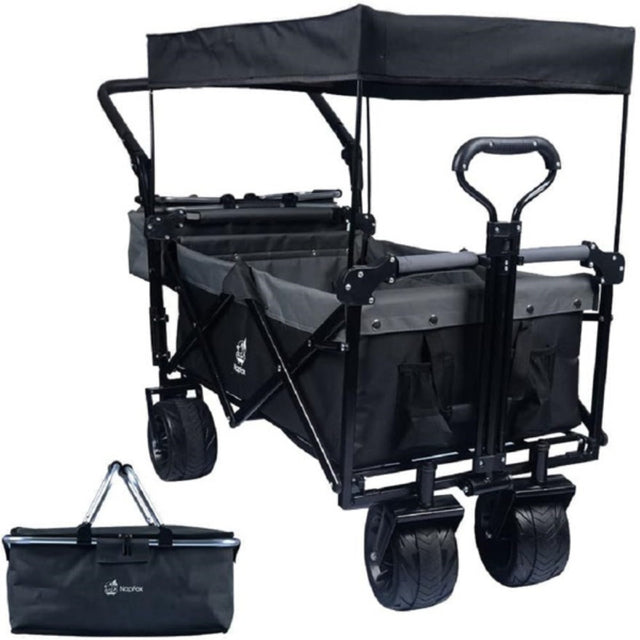 Heavy Duty Folding Wagon with Removable Canopy