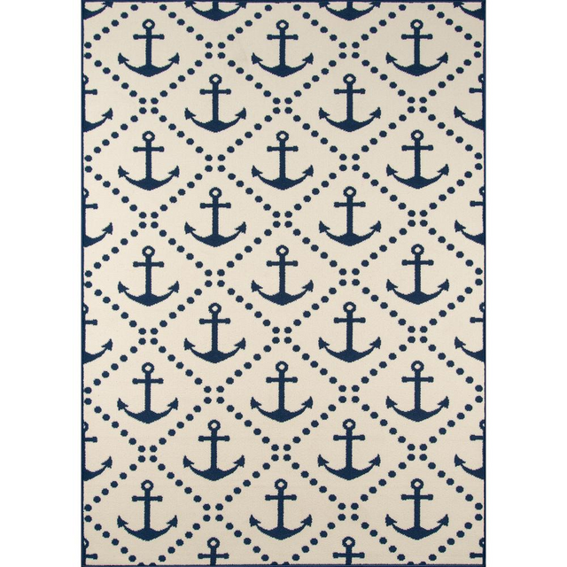 Baja Area Rug, Ivory, 6'7" X 9'6"