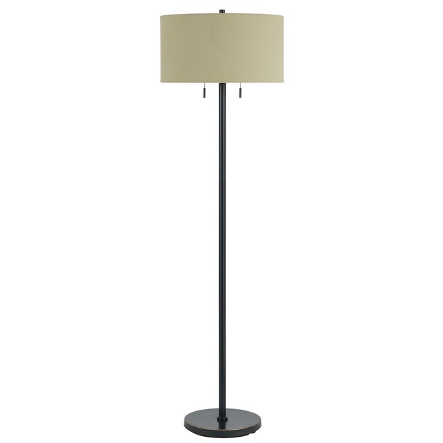 60W X 2 Calais Metal Floor Lamp