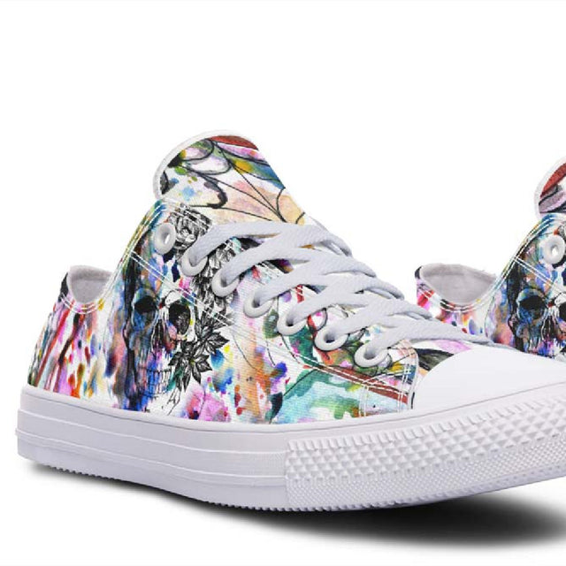 Printed High Top Canvas Shoes