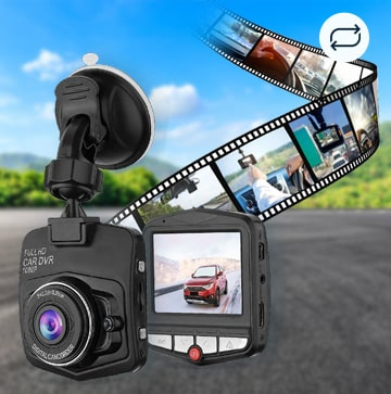 1080P 2.4" Driving Recorder Dash Camera