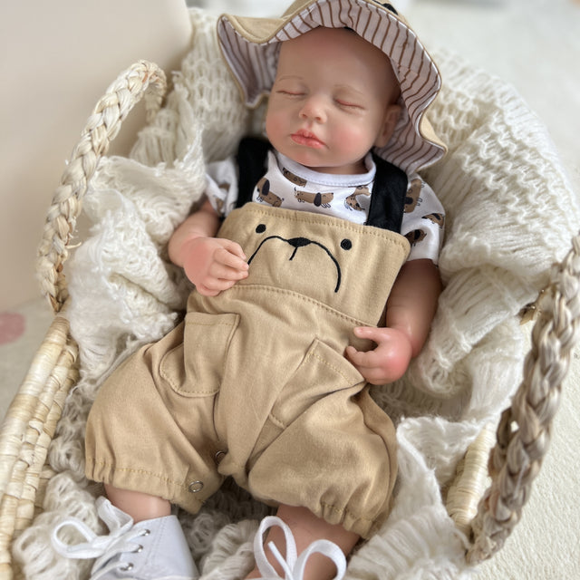 18 Inch Soft Silicone Baby Boy Reborn Doll