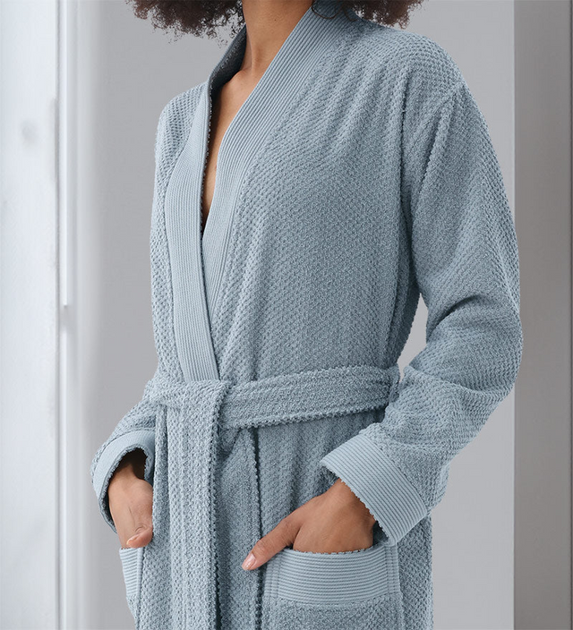 Best Women's Turkish Cotton Terry Kimono Robe - Luxurious Terry Cloth Bathrobe