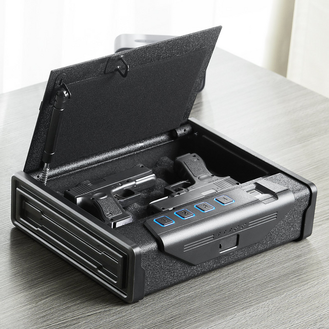 VEVOR Biometric Gun Safe with Three Quick Access Ways