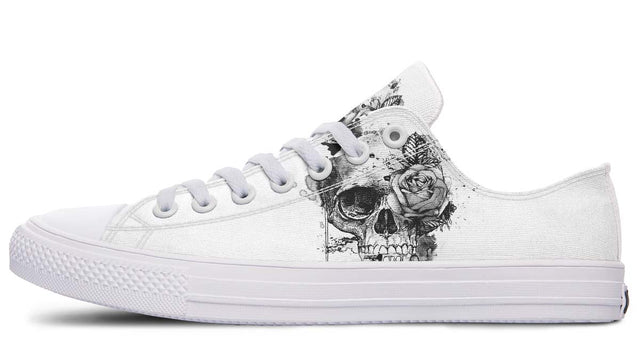 Print Low-Top Canvas Shoes