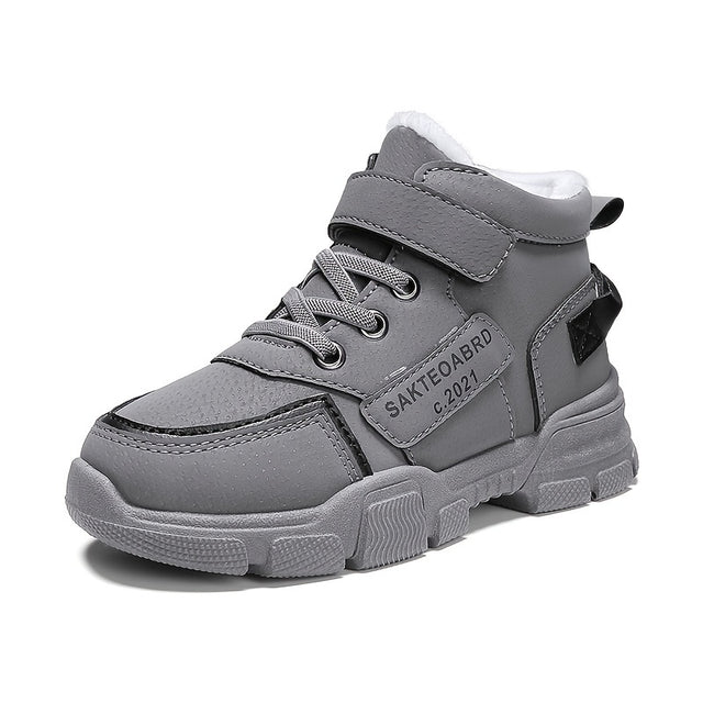 Warm and Stylish Boys Snow Boots with Anti-Slip Sole