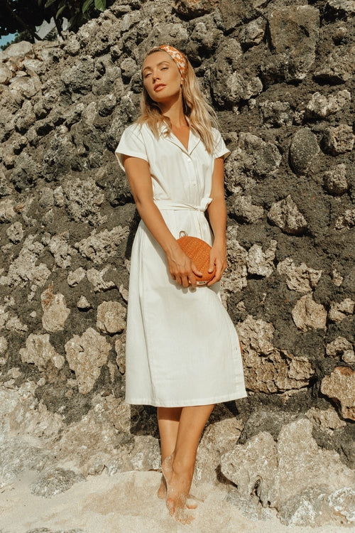 Safari Linen Dress In