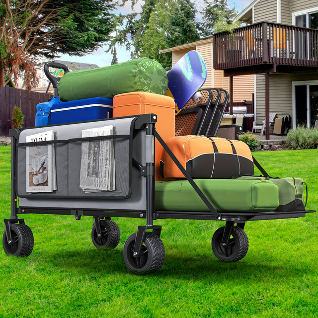 Best Heavy Duty Utility Wagon with Folding Tailgate and All-Terrain Wheels