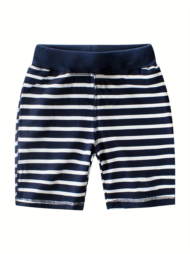 Boy's Casual Stripe Summer Shorts