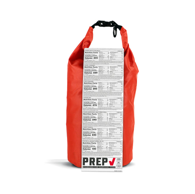 Best 7 Day Emergency Dry Bag 60 Servings Breakfast and Entrée Grab and Go