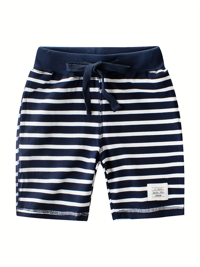 Boy's Casual Stripe Summer Shorts