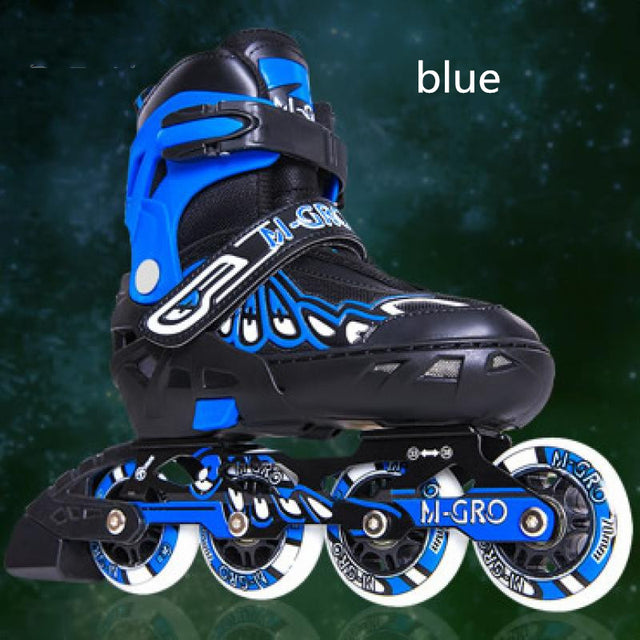 Children's Adjustable Flash Roller Skates for Beginners