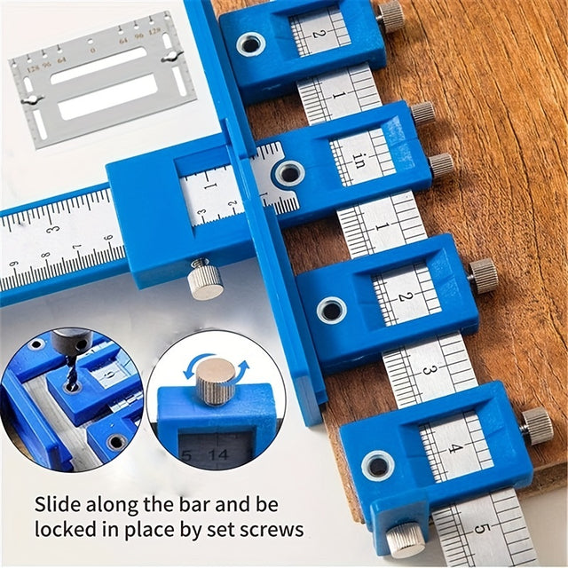 Best 1pc Adjustable Cabinet Hardware Drill Template Guide