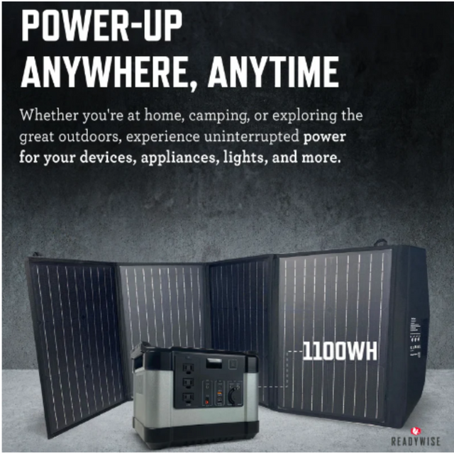 Solar & Electric Powered Generator by Readywise