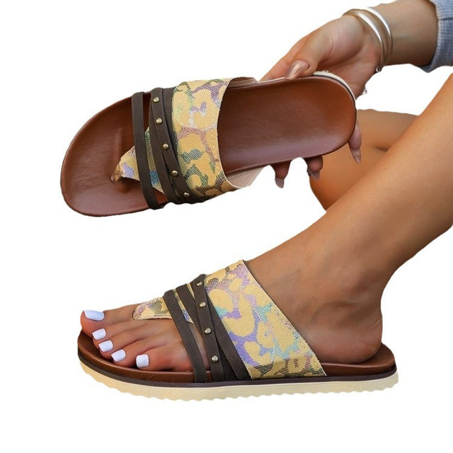 Best Leopard Print Fashion Roman Sandals