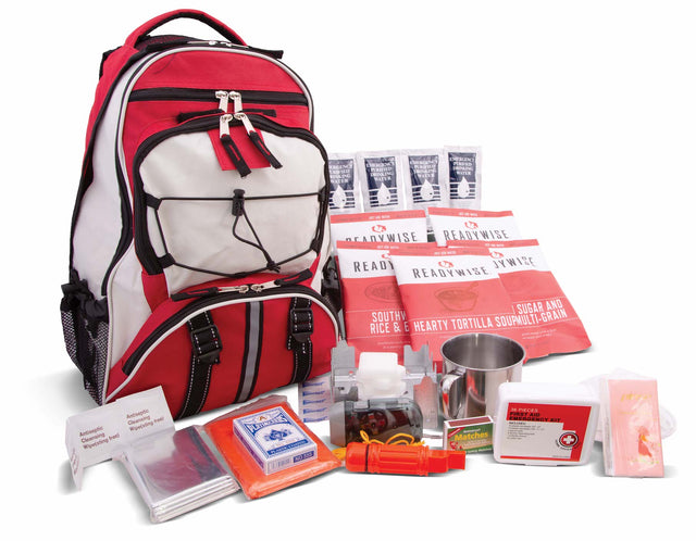 Best 64 Piece Survival Back Pack (Red)