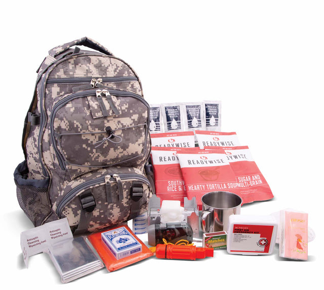 Best 64 Piece Survival Back Pack (Camo)