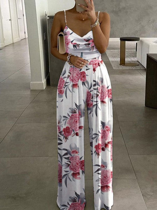 Off Shoulder Sling Jumpsuit