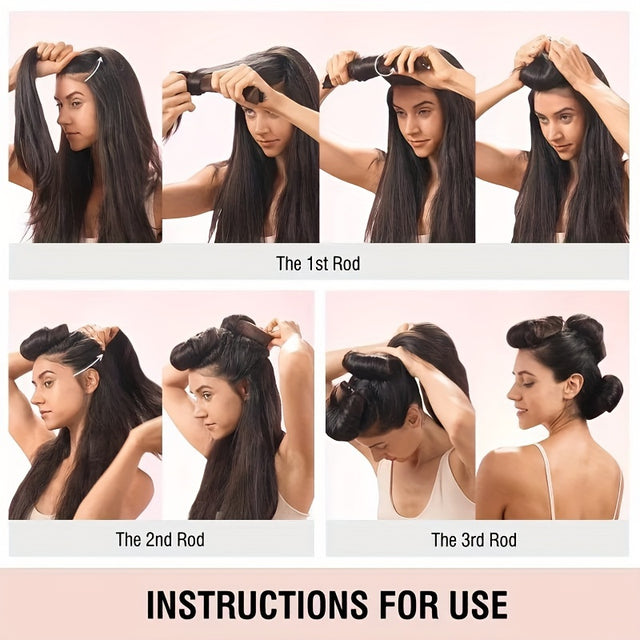 Best 3pcs Flexible Heatless Hair Curlers for Women