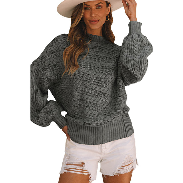 Women's Twist Knitted Pullover