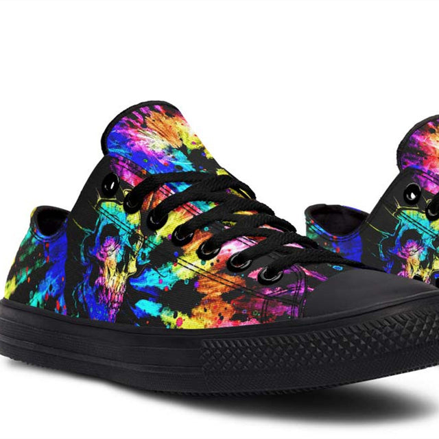 Printed High Top Canvas Shoes