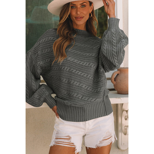 Women's Twist Knitted Pullover