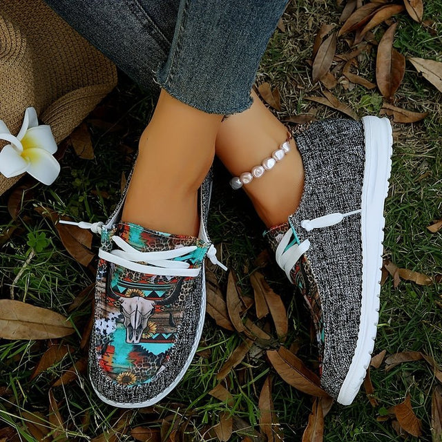 Best Women's Low-top Casual Lace-up Canvas Shoes