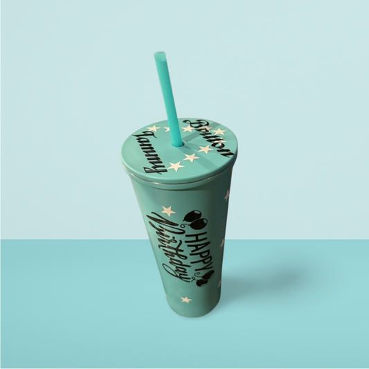 Vinyl Birthday Cups