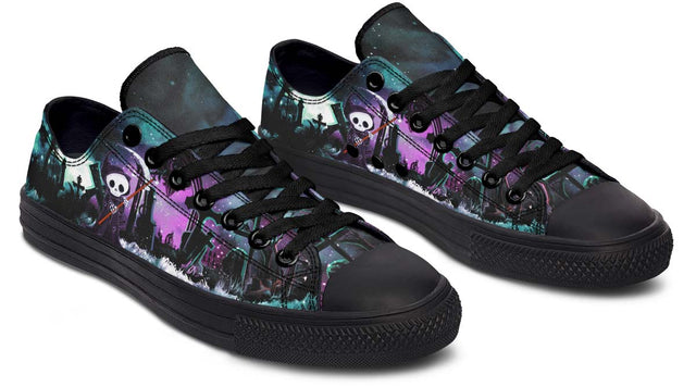 Printed High Top Canvas Shoes