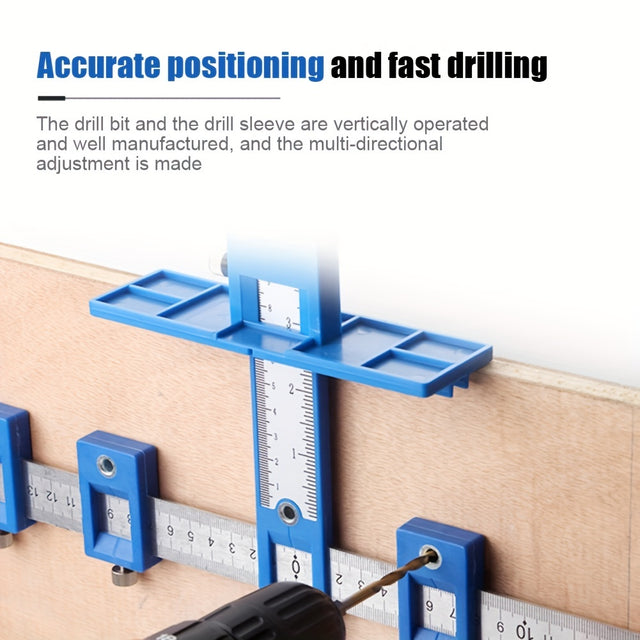 Best 1pc Adjustable Cabinet Hardware Drill Template Guide