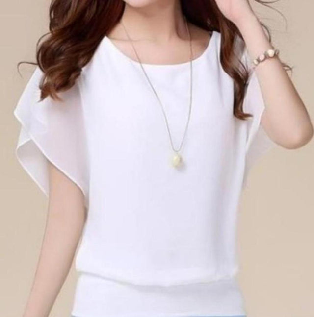 Women's Batwing Chiffon Blouse