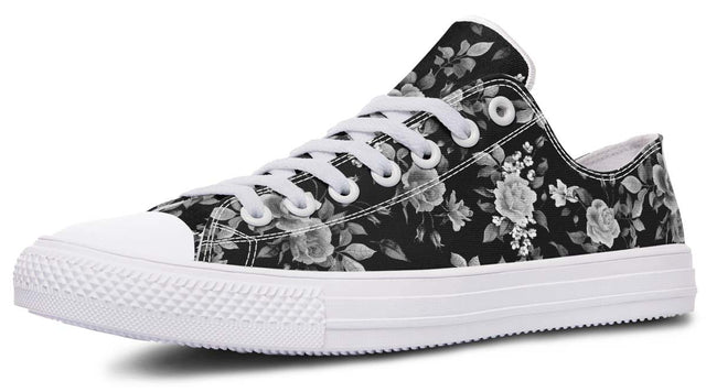 Print Low-Top Canvas Shoes