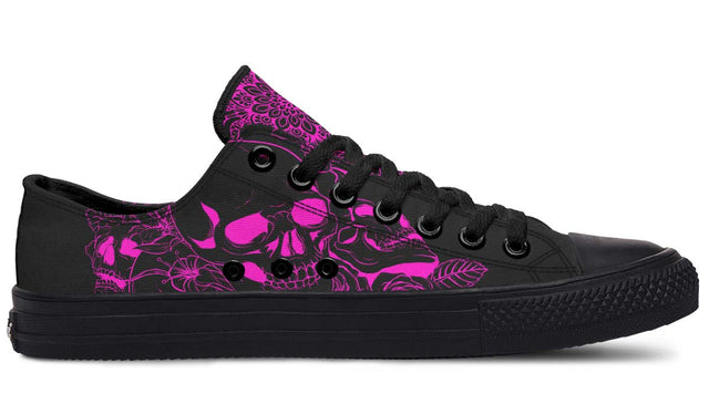 Print Low-Top Canvas Shoes