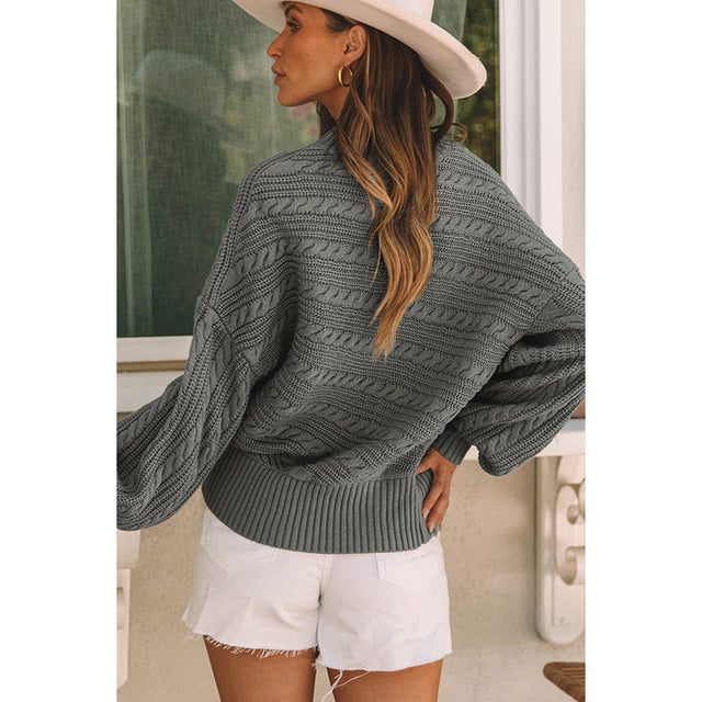 Women's Twist Knitted Pullover