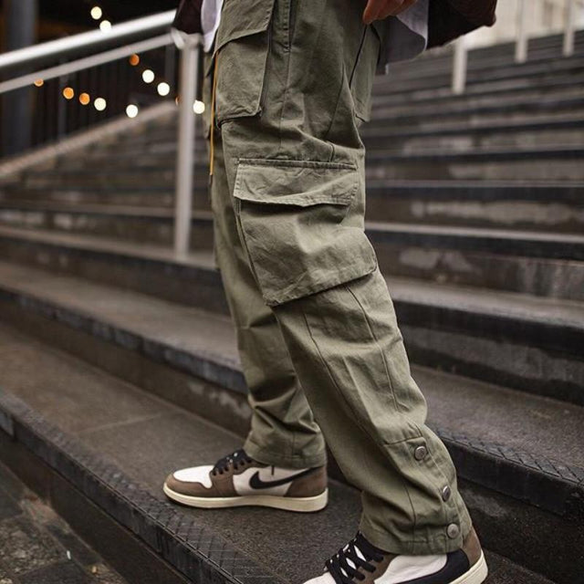 Multi-Pocket Casual Cargos