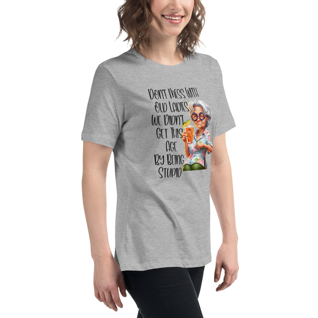 Best Women's "Don't Mess With Old Ladies" Graphic Tee