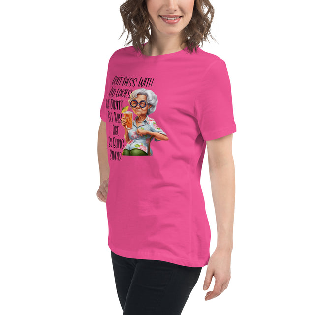 Best Women's "Don't Mess With Old Ladies" Graphic Tee