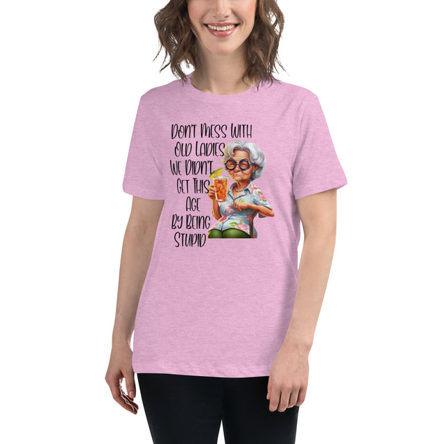 Best Women's "Don't Mess With Old Ladies" Graphic Tee