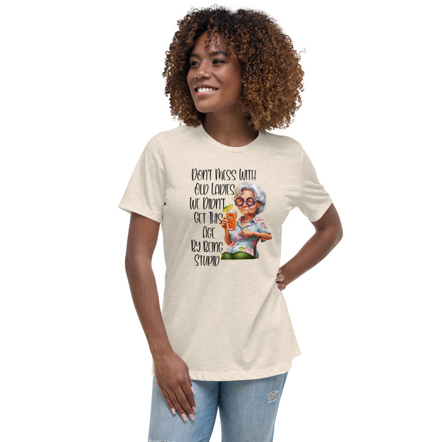 Best Women's "Don't Mess With Old Ladies" Graphic Tee