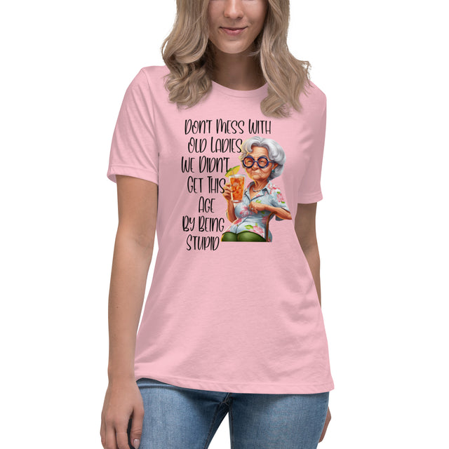 Best Women's "Don't Mess With Old Ladies" Graphic Tee