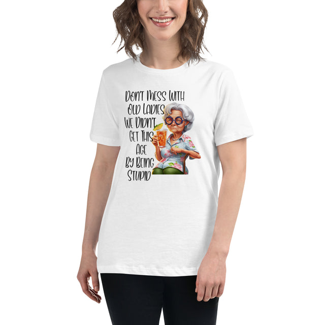 Best Women's "Don't Mess With Old Ladies" Graphic Tee