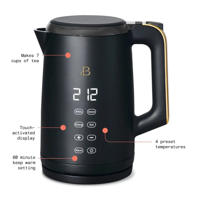 One-Touch Electric Kettle: Portable Self Heating