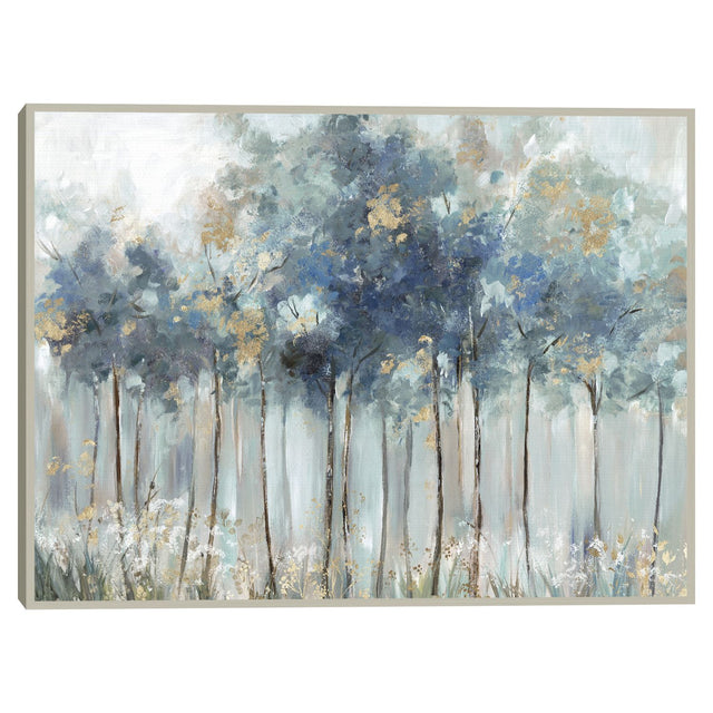 Best Blue Golden Forest Fine Wall Art