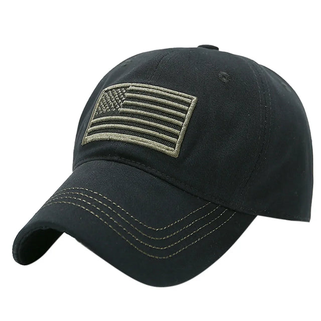 USA Flag Patch Baseball Cap