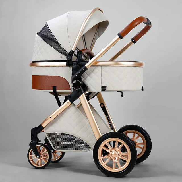 Portable Luxury 3-in-1 Baby Stroller